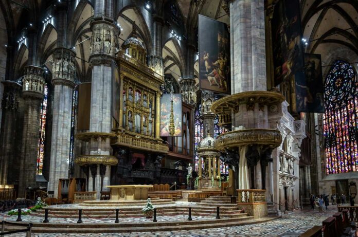 Mailänder Dom Innenansicht Orgel Mailänder Dom Innenansicht Orgel
